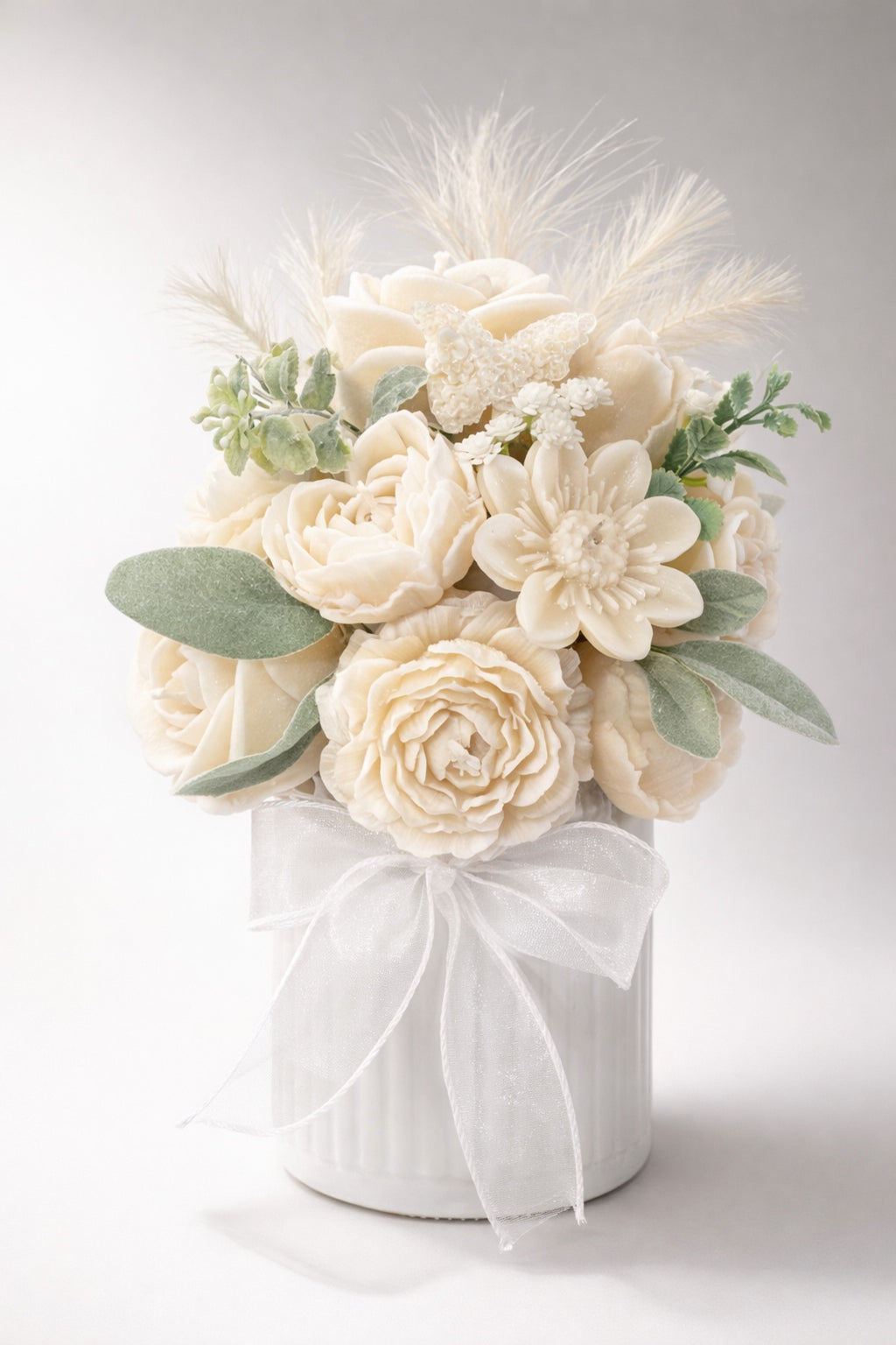 Floral Candle Bouquet – Custom Scented Flower Candle Arrangement | Handmade Decorative Candle | Candle Sense