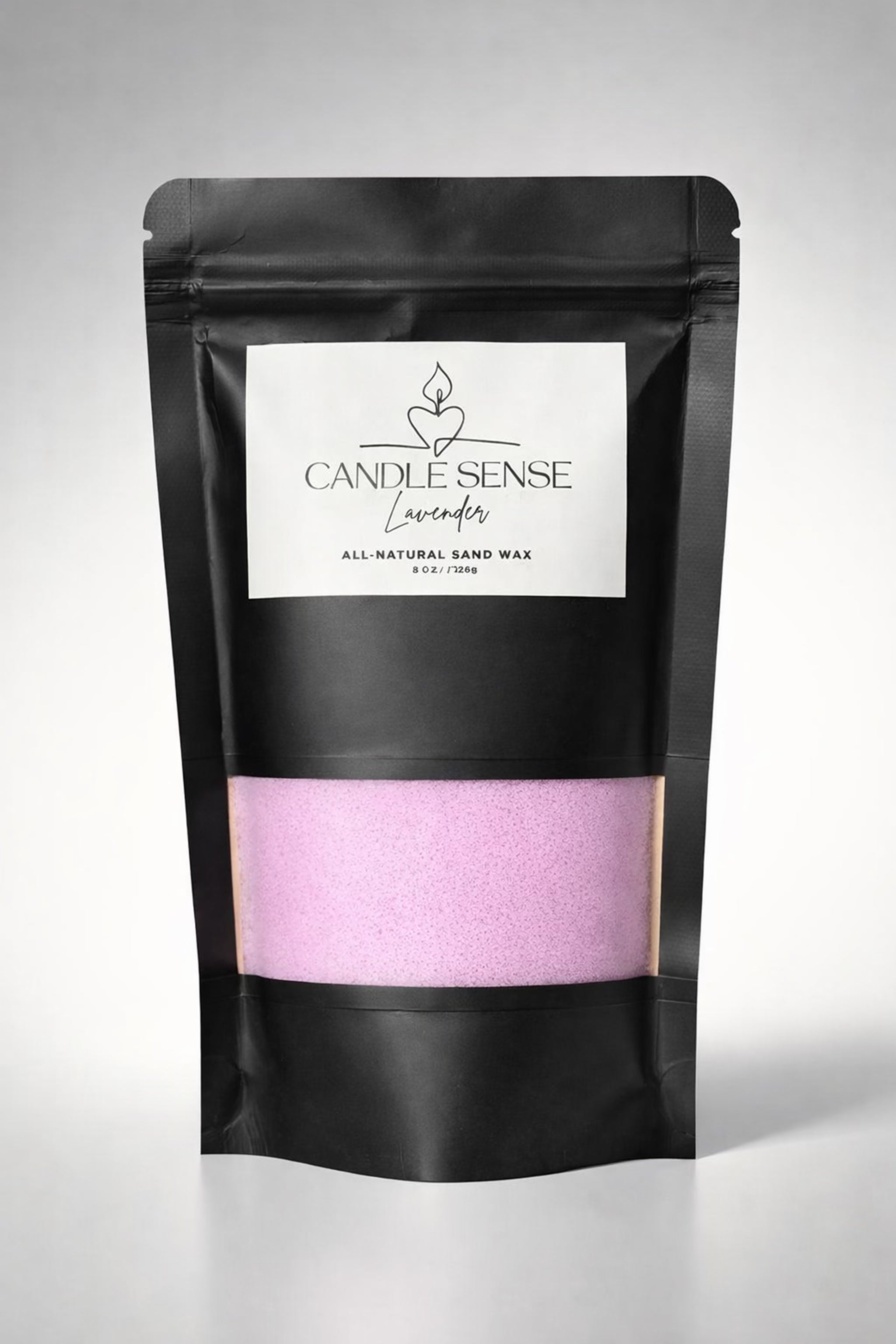 Lavender Sand Wax – Refillable Candle Sand | Flameless Candle Alternative | Candle Sense